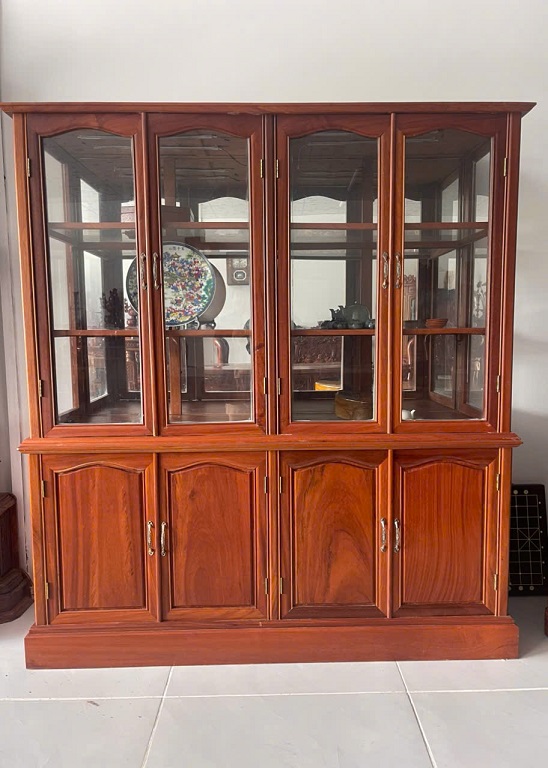 Tủ rượu Gỗ Gõ mẫu 03